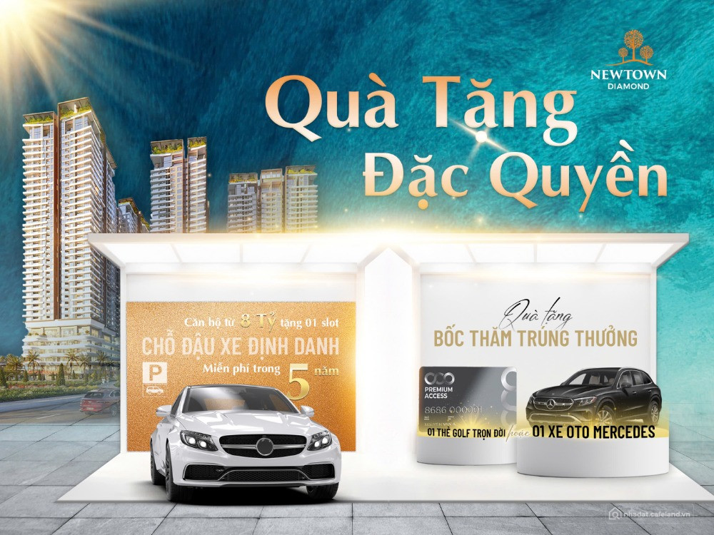 Mở bán căn hộ biển sở hữu lâu dài NEWTOWN DIAMOND