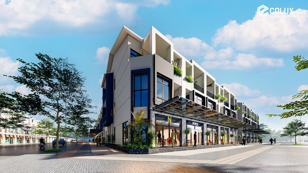 Nhà phố 2 mặt tiền Ecolux City đường Lê Lợi, dân cư sầm uất, liền kề các KCN lớn
