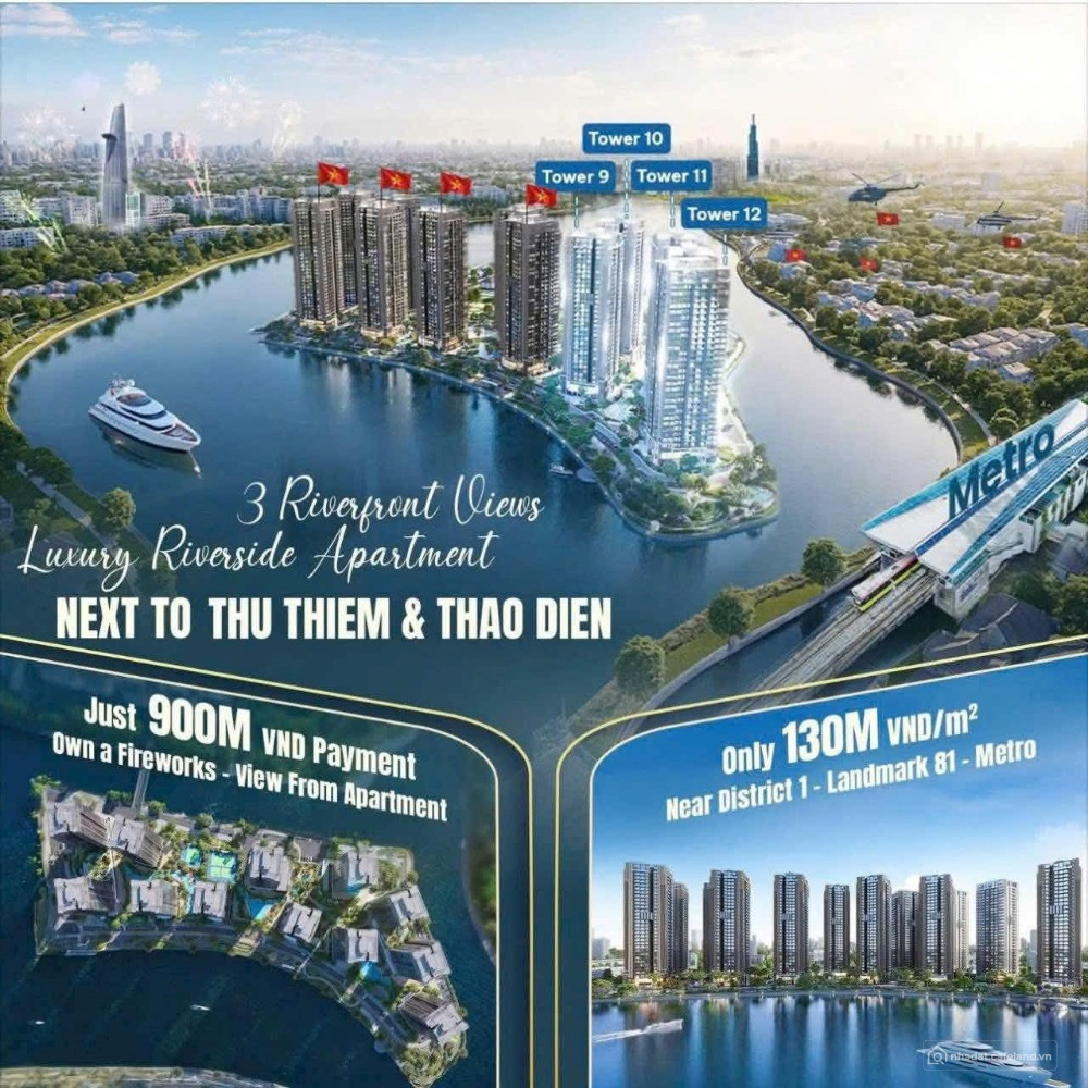 The Privé Quận 2 - ra mắt tháp 9 - 10 - 11 đẹp nhất dự án, sở hữu dễ dàng