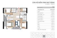 Sở hữu ngay căn hộ 3PN-3WC 97m2 rẻ nhất thị trường