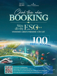 CHÍNH THỨC NHẬN BOOKING SIÊU ĐÔ THỊ ESG++ VINHOMES GREEN PARADISE CẦN GIỜ