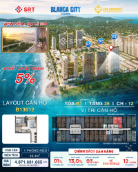 Căn Hộ liền kề 1PN 2PN Blanca City – View biển đẳng cấp, tiện ích Sun Group