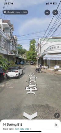 Bán nền góc 2 MT đường B13 và B16 KDC 91B . DT 198m2