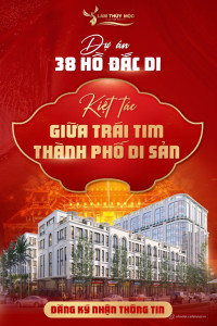 đăng ký để nhận thông tin chính thống từ dự án 38 Hồ Đắc Di