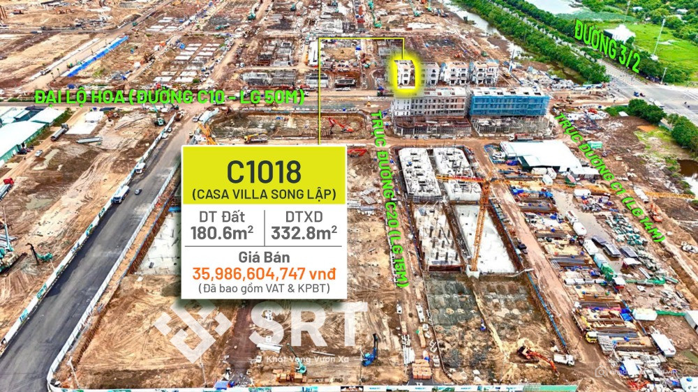VILLA SONG LẬP – BLANCA CITY VŨNG TÀU CK 8% TT SỚM LS 0%/24 THÁNG - LÔ CỰC HIẾM