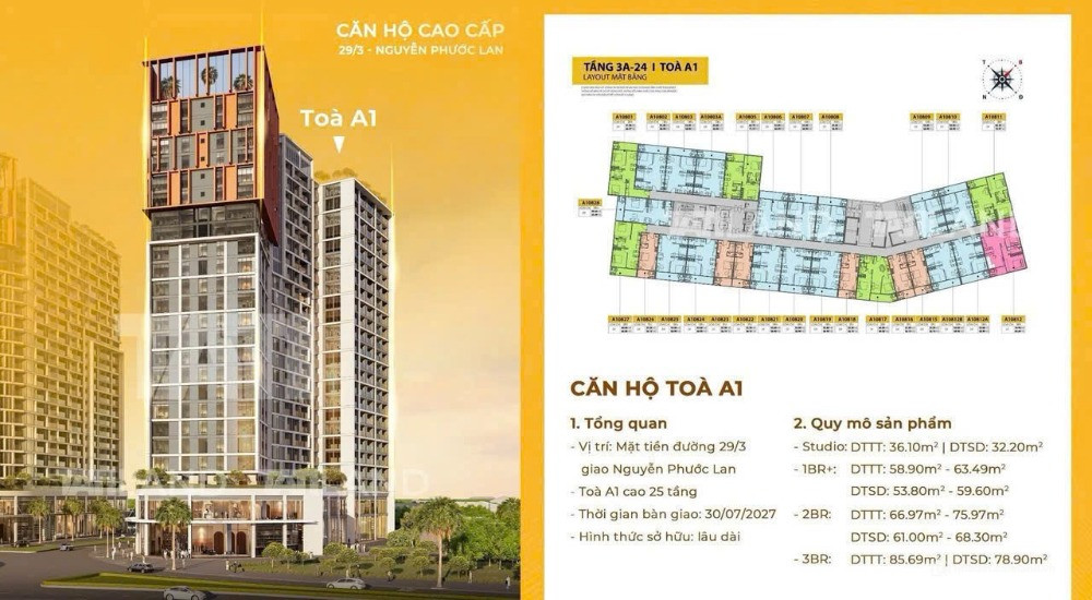 Chỉ từ 500 triệu sở hữu ngay căn hộ cao cấp trung tâm Đà Nẵng mới Cora Tower
