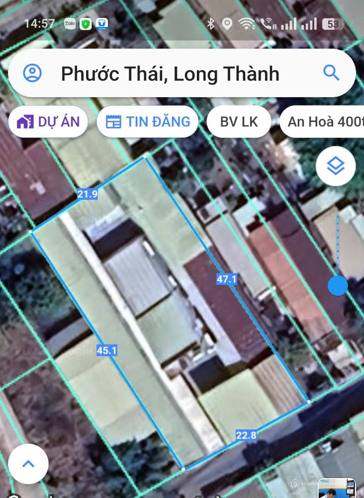 BÁN GẤP THỬA ĐẤT 1000m và 590m VỊ TRÍ VÀNG PHƯỚC THÁI - LONG THÀNH