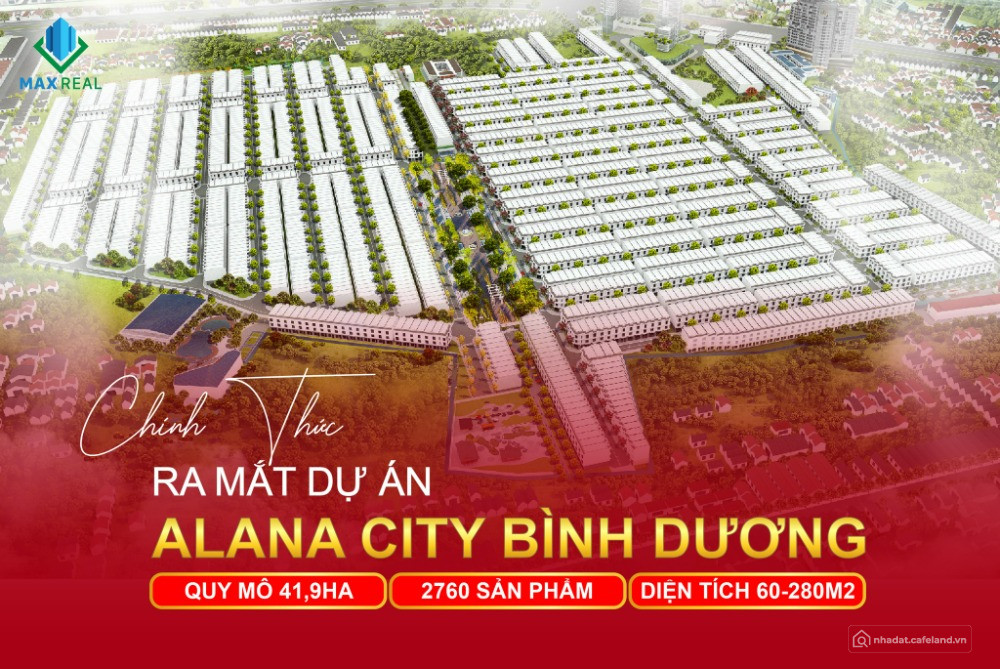 ĐẦU TƯ DỰ ÁN ĐẤT NỀN KHU ĐÔ THỊ ALANA CITY - NGAY MẶT TIỀN ĐƯỜNG DT741