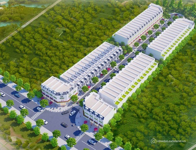 Mở bán nhà phố liền kề xây sẵn đường Bình Chuẩn 62, TP Thuận An. 80m2. 3 tầng