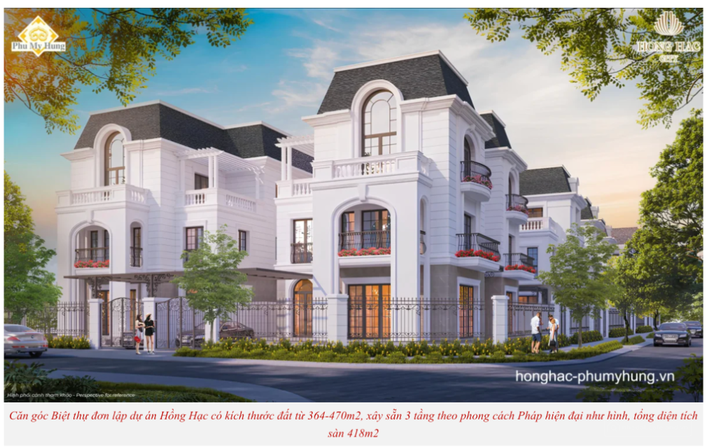 Chính chủ bán biệt thự dự án Hồng Hạc City - Phú Mỹ Hưng - Bắc Ninh