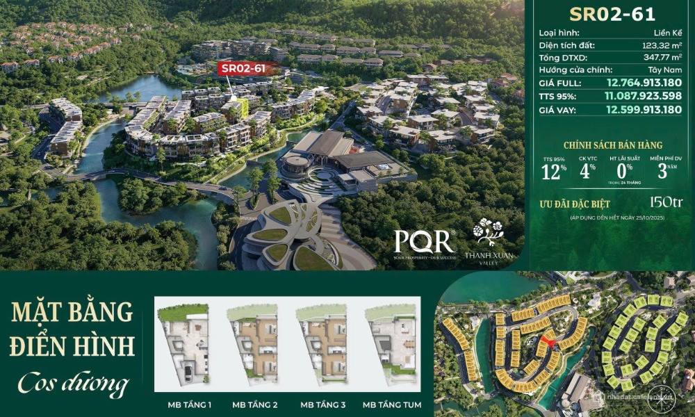 Bán biệt thự liền kề rừng thông "Đà Lạt phía Bắc" 123.32m2 giá 11tỷ