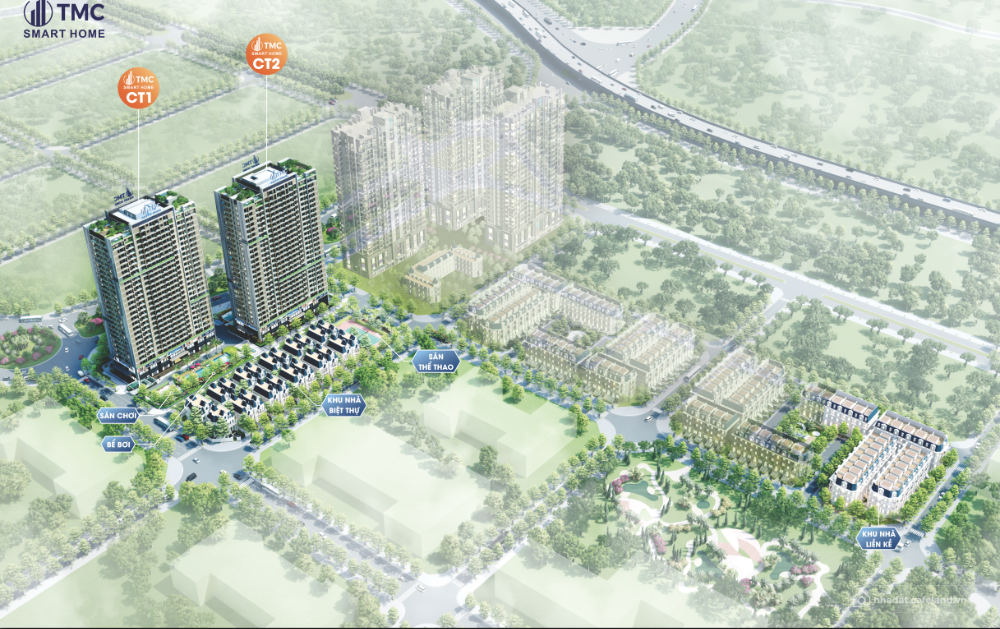 Bán căn hộ 2PN chung cư TMC Smart home giá 8xtr/m2 ký HDMB trực tiếp CĐT