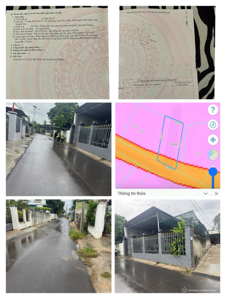 Bán đất đẹp khu vực Cam Ranh, Khánh Hòa