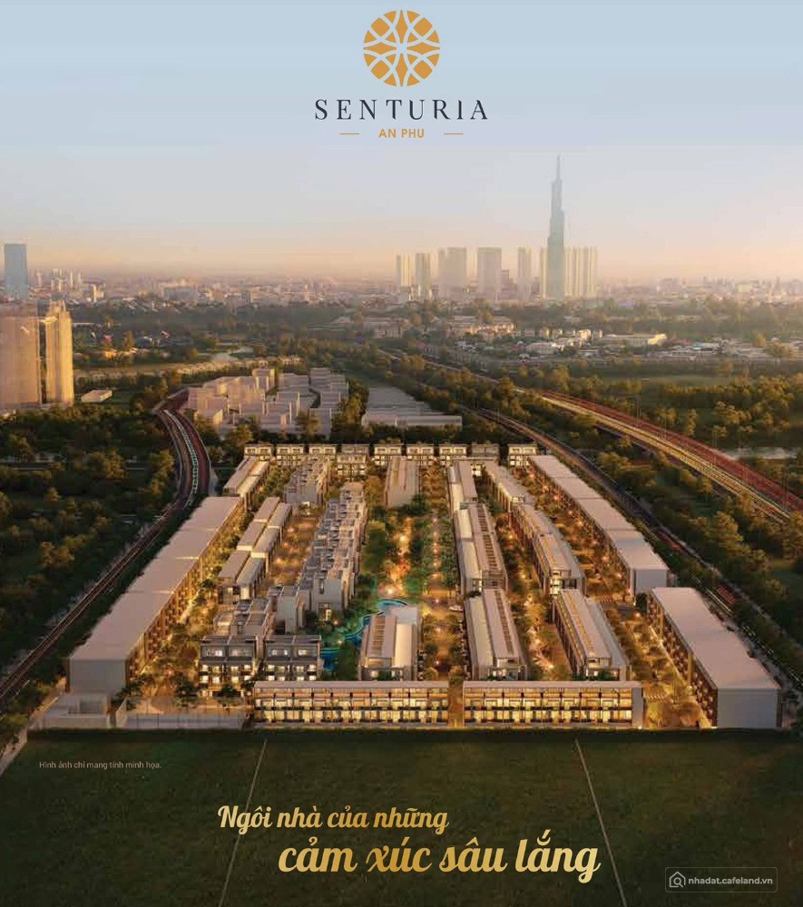 Chính thức siêu phẩm nhà phố biệt thự Senturia An Phú mặt tiền Song hành