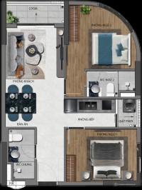 Chỉ 2.6 tỷ sở hữu ngay căn hộ 2PN 70m2 tại phường An Phú TPHCM dự án A&K Tower