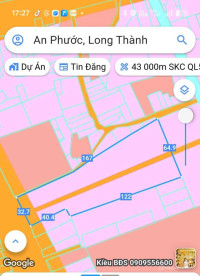 CƠ HỘI VÀNG SỞ HỮU 7,7 SÀO ĐẤT MẶT TIỀN QL51 - ĐẦU ĐƯỜNG VÀO KCN LONG ĐỨC