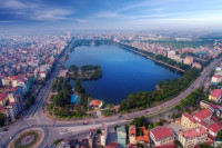 Bán lô đất thương mại dịch vụ 2817m2 mặt đường Thanh Niên, view hồ Bạch Đằng, TP