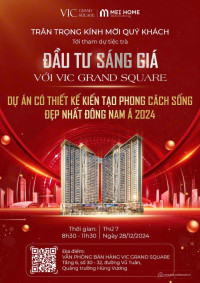 VIC GRAND SQUARE – VIỆT TRÌ PHÚ THỌ