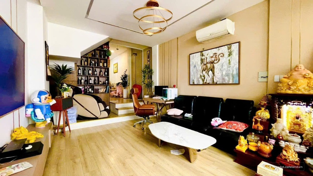 Nhà đẹp 4 lầu có hầm HXT 80m2 ngang 4m đi bộ ra Quang Trung gần Emart 9.5 tỷ