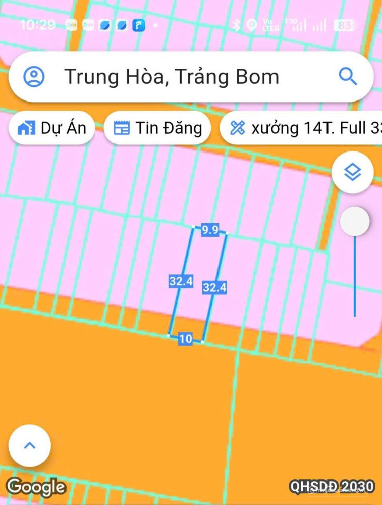 MẶT TIỀN QL1A TRẠM THU PHÍ TÂY HOÀ, TRẢNG BOM - CHỈ 7,5 TỶ!