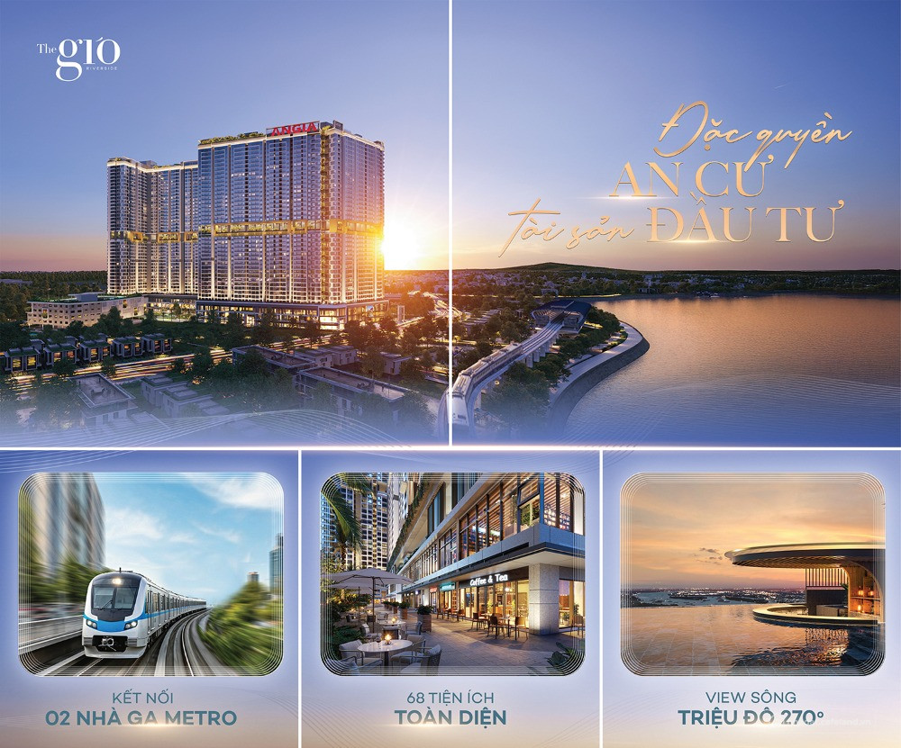 CĂN HỘ 2PN VIEW SÔNG ĐỒNG NAI TẦNG CAO GIÁ TỐT NHẤT GIỎ HÀNG | THE GIÓ RIVERSIDE