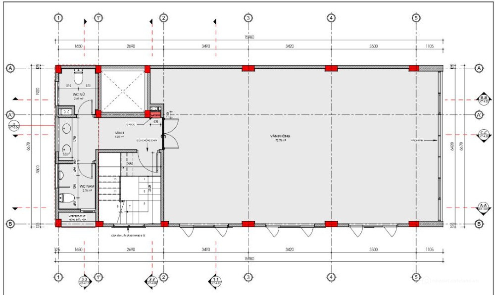 Bán tòa nhà văn phòng 7 tầng, bán hầm view vườn hoa khu tái định cư X6 Thạch Bàn