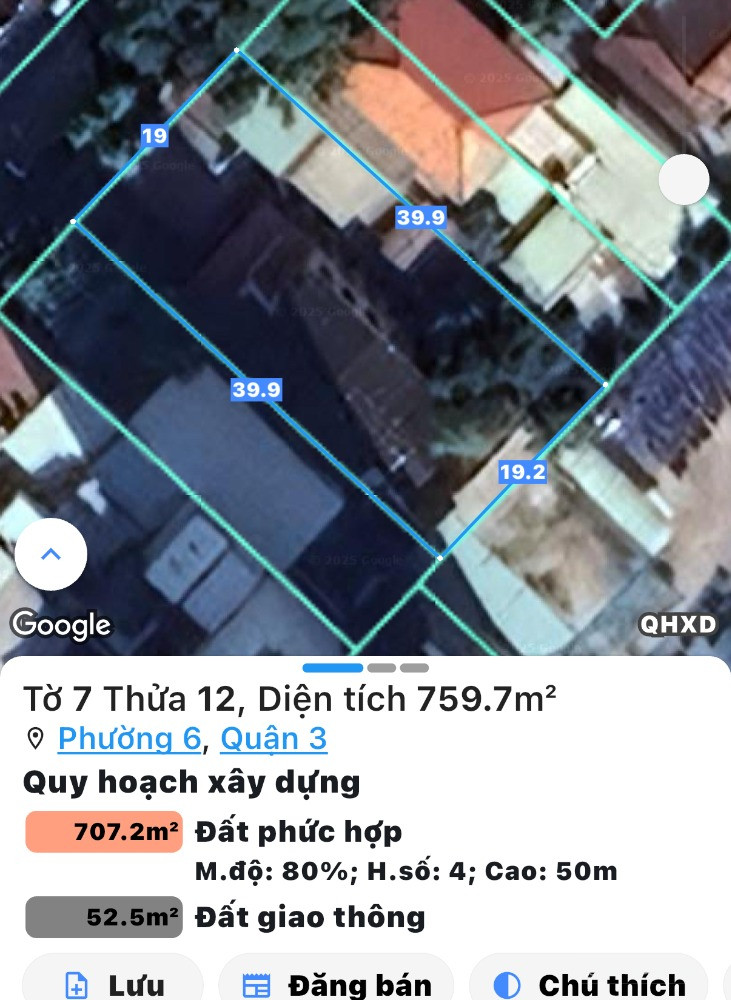 (19 x 40) Số 213 Điện Biên Phủ_Pasteur - 390 tỷ (TS Tư Nhân)