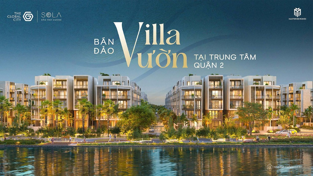 Siêu phẩm biệt thự đảo Sola ngay lõi trung tâm Global City Q2, ưu đãi hấp dẫn