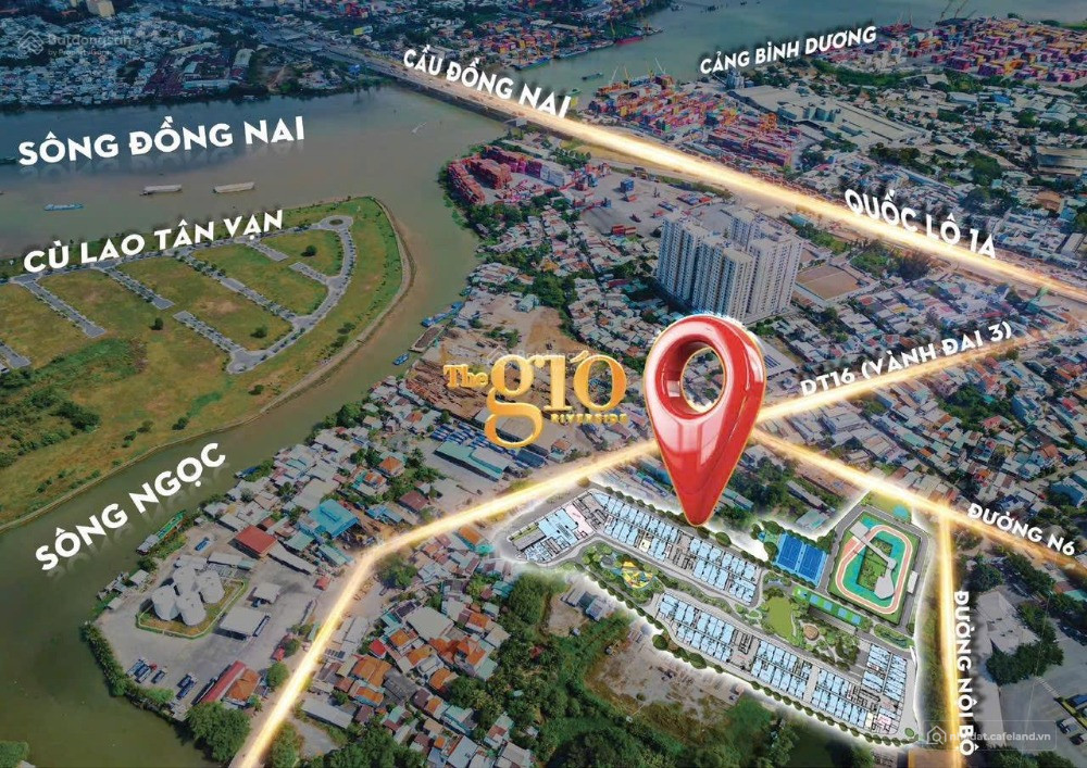 Căn hộ 2PN A-3X.2X View Sông Đồng Nai – The Gió Riverside – Tháp Gió Đông