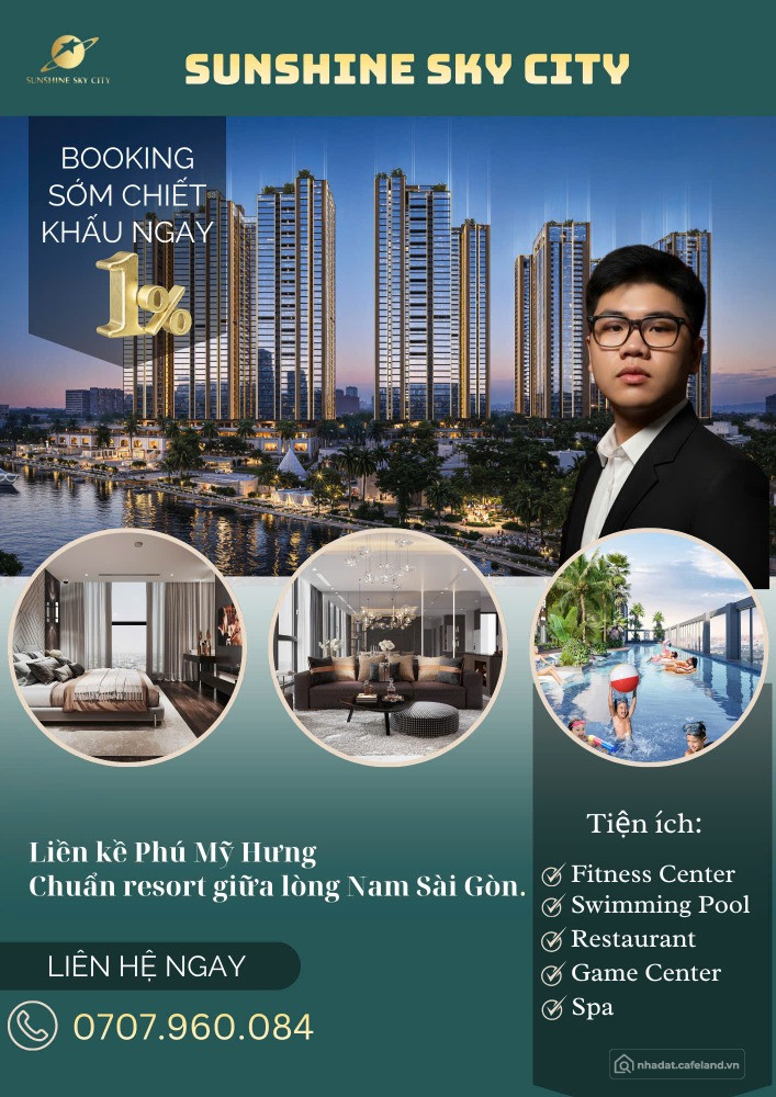 CHỈ CÒN 20 SUẤT SỞ HỮU CĂN HỘ 2 PN TRUNG TÂM PHÚ MỸ HƯNG. CHỈ TỪ 1 TỶ 250 TR.