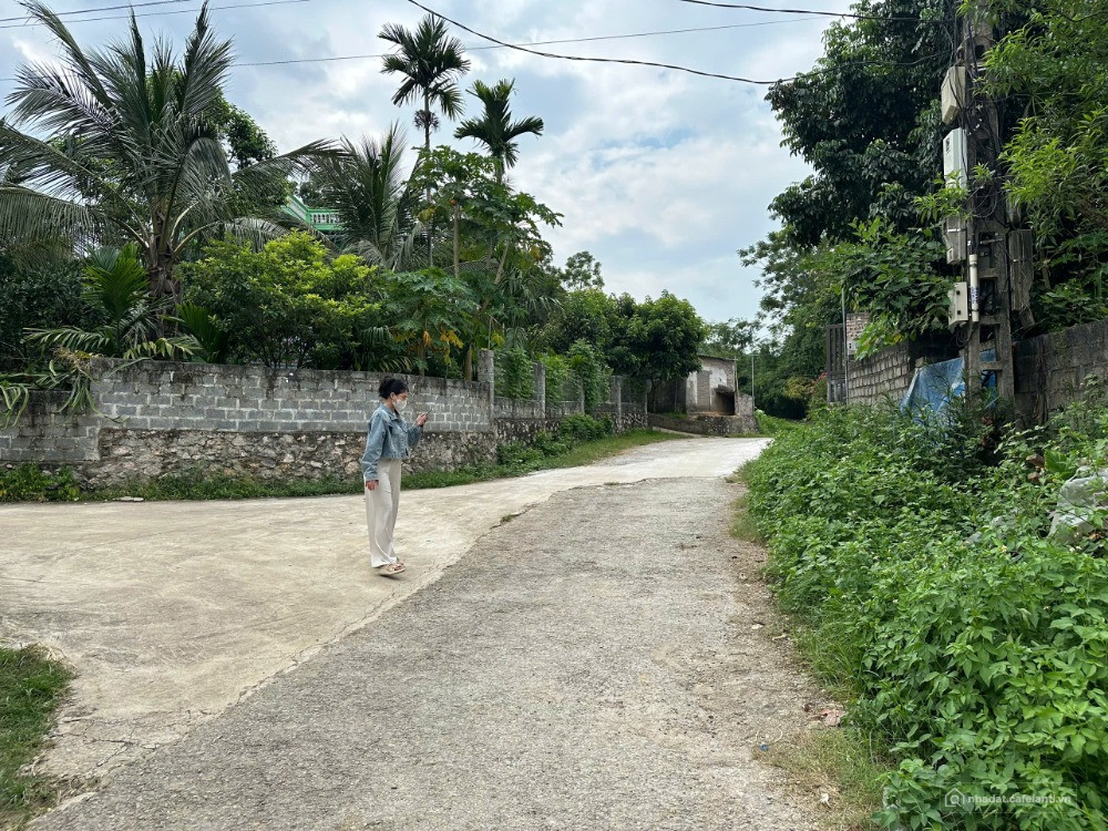 Bán lô đất 180m2 bám mặt đường nhựa liên xã tại Thanh Sơn Lương Sơn, Hòa Bình