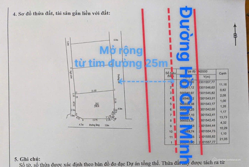 Cần bán 3 lô thổ cư vị trí vàng 3 mặt tiền đường Hồ Chí Minh, Trần Phú, Chương M