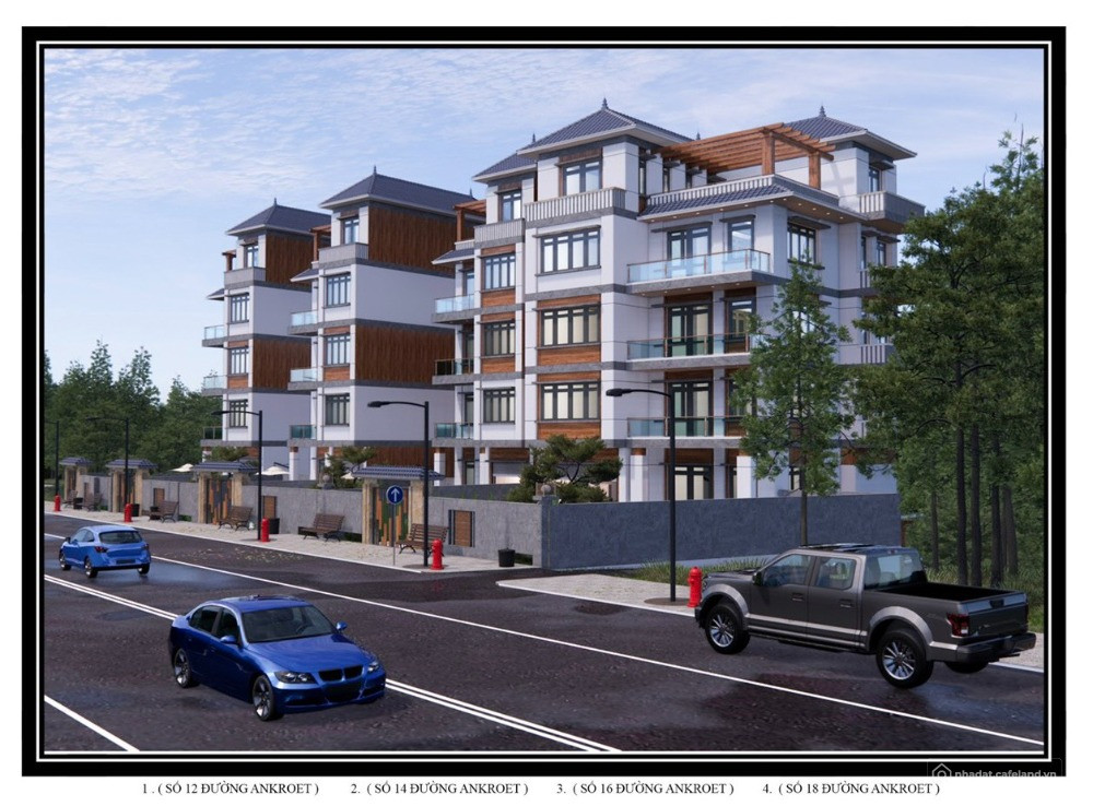 4 Lô Đất 2MT Ankroet, Đà Lạt – Vị Trí Vàng, Tặng Giấy Phép Xây Dựng 7 Tầng