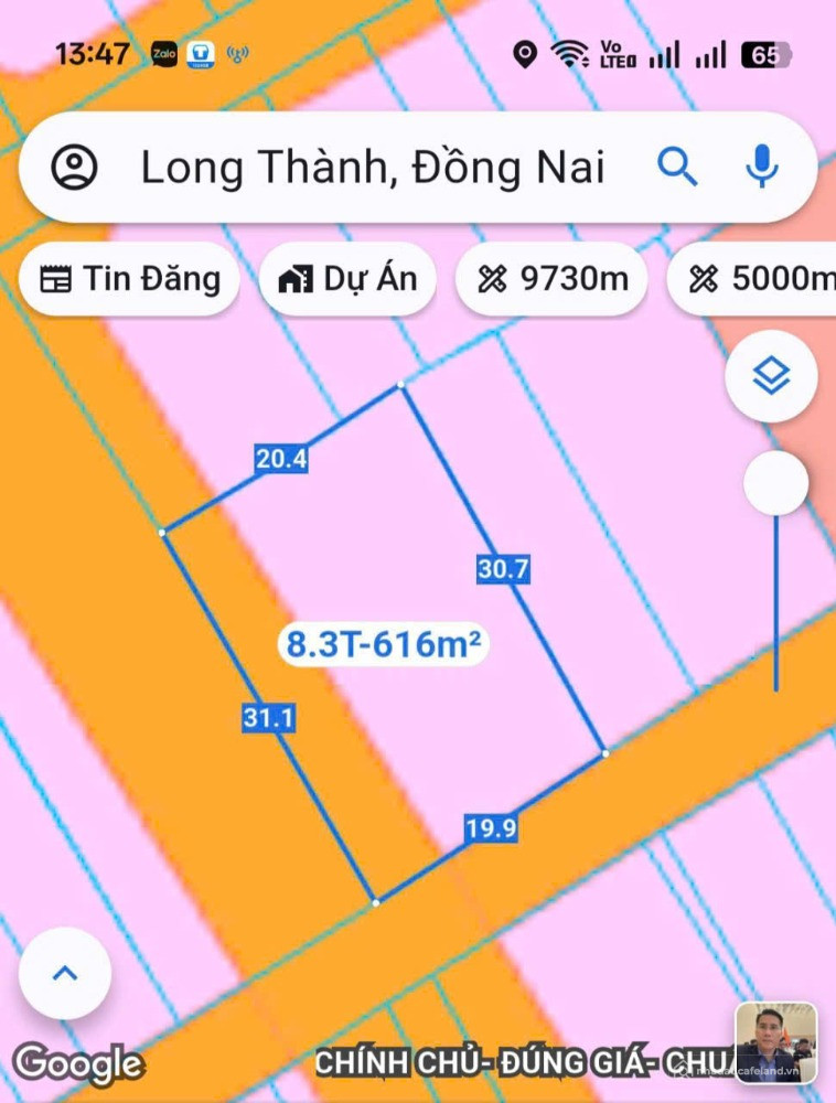 BÁN GẤP LÔ ĐẤT VÀNG TRUNG TÂM PHƯỚC THÁI, LONG THÀNH - 620M² (300 THỔ)