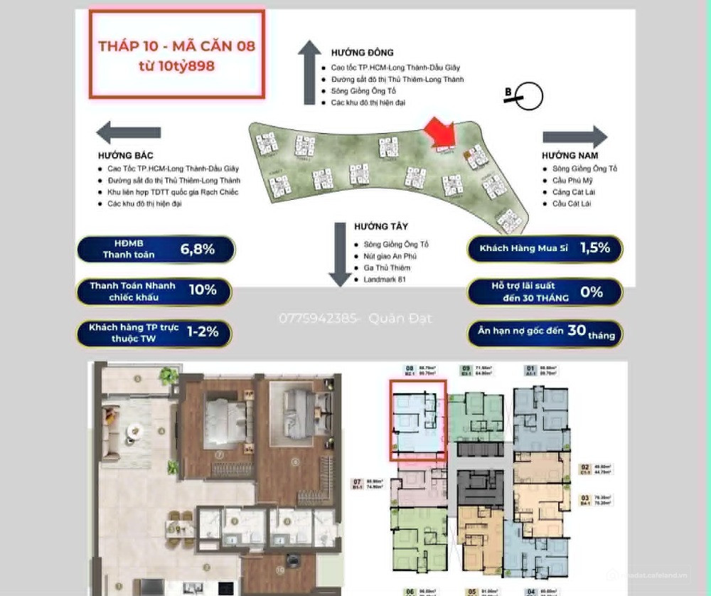  THE PRIVÉ – VỊ TRÍ TRUNG TÂM, VIEW ĐẸP HIẾM CÓ | THÁP 10 – CĂN 08 