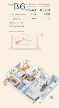 Chính chủ giá tốt  - 20,2 tỷ 3PN The Sculptura Phú Mỹ Hưng