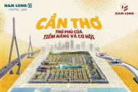 Bán nền thổ cư đối diện công viên gần trường học, khu Nam Long II, Cái Răng