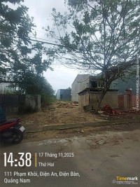 BÁN LÔ ĐẤT ĐẸP ĐƯỜNG PHẠM KHÔI – PHỐ CHỢ VĨNH ĐIỆN, ĐIỆN BÀN