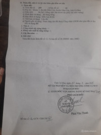 Bán nhà đất ở thổ cư đầy đủ giá mềm... Do cần chuyển nhà...