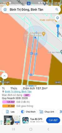 MẶT TIỀN TÂN HOÀ ĐÔNG, BÌNHTÂN (157m2- 4m x 39m x 2 TẦNG) 10,6 TỶ TL