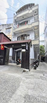 Hẻm 6m Gò Dầu cách MT 5m, 111 m2 nở hậu 7m, 4 tầng 8PN, dòng tiền 22tr/tháng