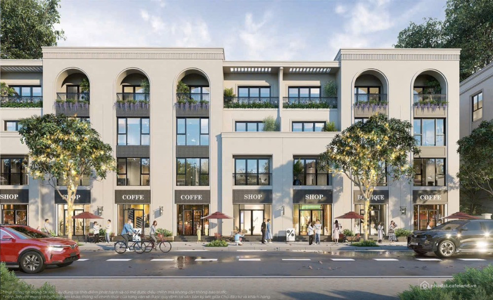 BÁN NHÀ PHỐ LIỀN KỀ VINHOMES GREEN PARADISE, KỀ SÂN GOLF, GIÁ CHỈ TỪ 12,9 TỶ/CĂN