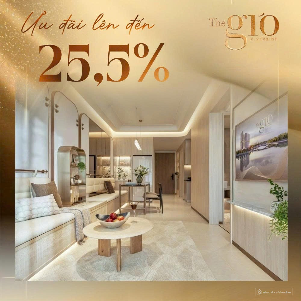 Siêu ưu đãi tháng này: The Gió Riverside – 2PN giá mềm – tặng full nội thất
