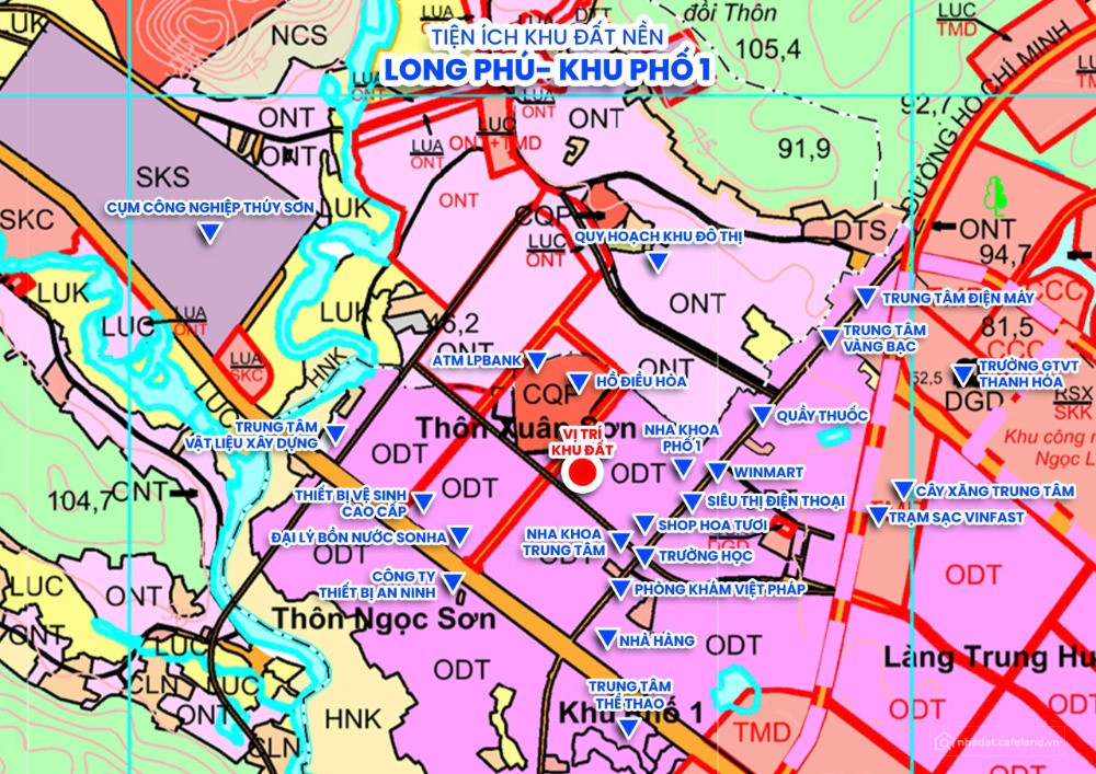 đất nền khu phố trung tâm Ngọc Lặc, Thanh Hóa. 0865820913