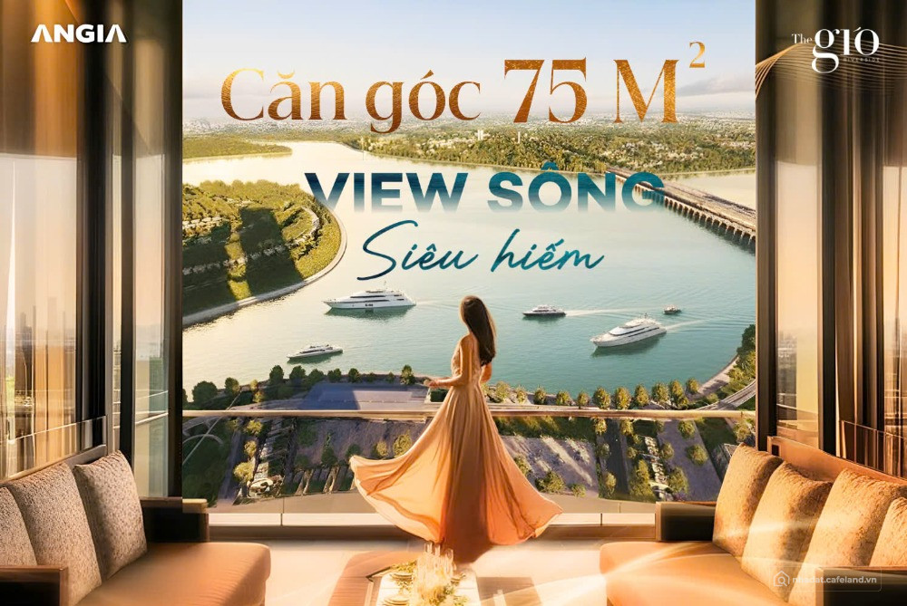 Bán Nhanh Căn Góc 2PN+ 75m2 Tầng Cao View 4 Hướng – The Gió Riverside Giá CĐT