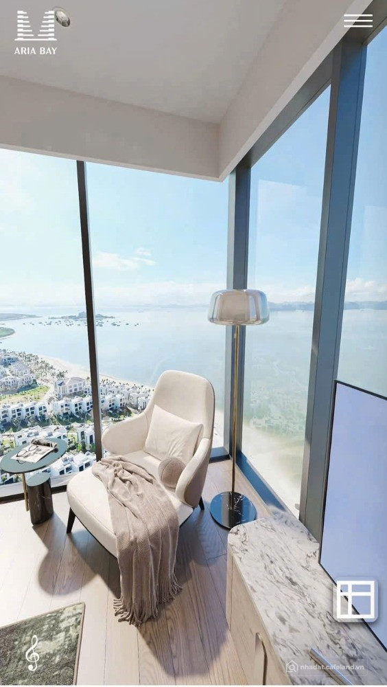 Độc quyền chỉ 1 căn 2tỷ 763 studio 30m2 view 360 Aria bay Hạ Long sở hữu lâu dài