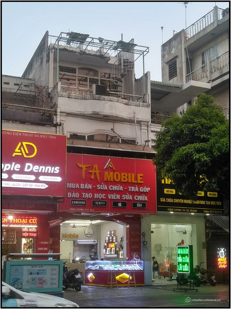 Giảm mạnh bán rẻ nhà phố Hùng Vương 4.6 x 12m 1 trệt 3 lầu Quận 5 TP.HCM
