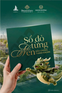Chỉ 1tỷ2 sở hữu ngay đất nền sổ sẵn Khu Đô Thị mới Võ Văn Kiệt Dragon Eden