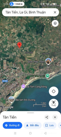 Bán Đất 3,2ha (32100m) Tại Lagi, Bình Thuận - Xã Tân Tiến.