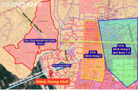 Bán đất 215m2 sát nách KCN Minh Hưng, Chơn Thành, Bình Phước chỉ với 575 triệu